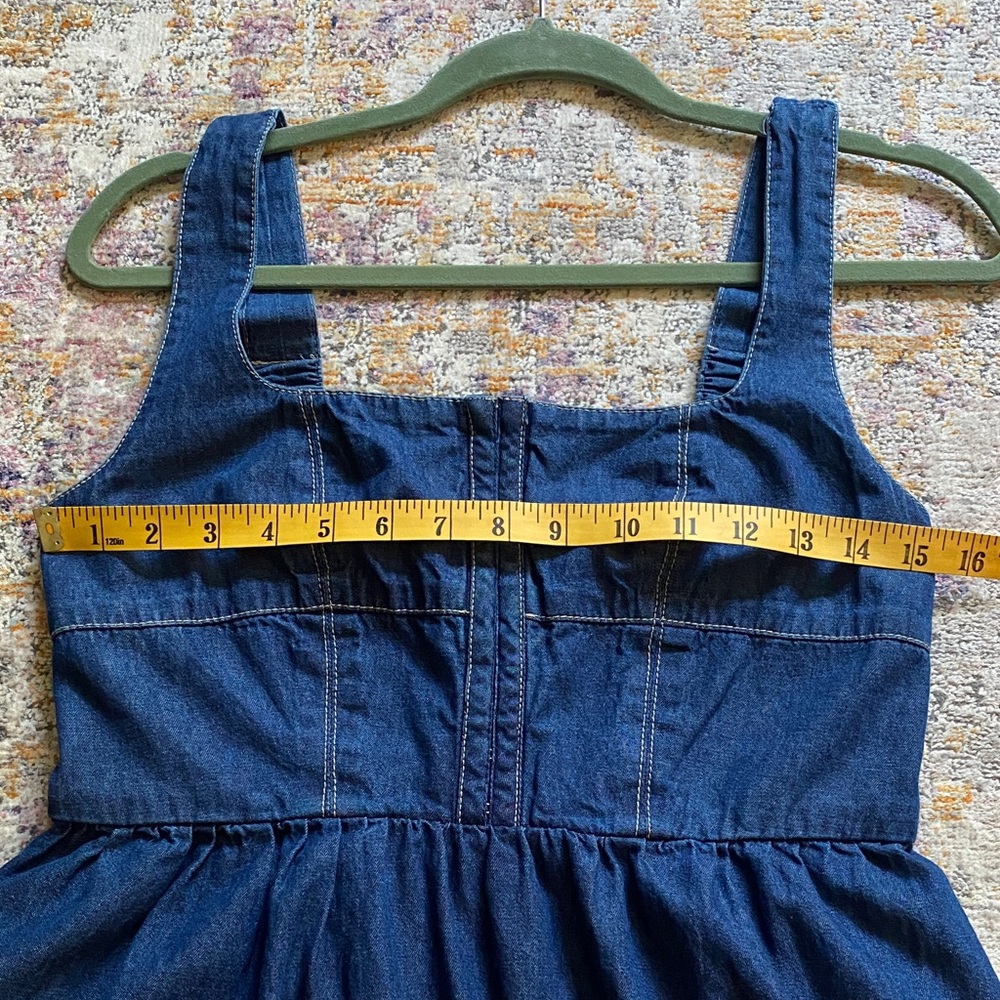 Lone Star Denim Sundress in Deep Blue - Picture 4 of 5